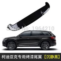 Fit For Skoda Kodiaq 2017 2018 2019 New ABS Plastic External Rear Spoiler Trunk Boot Tail Wing Spoiler Car Accessories