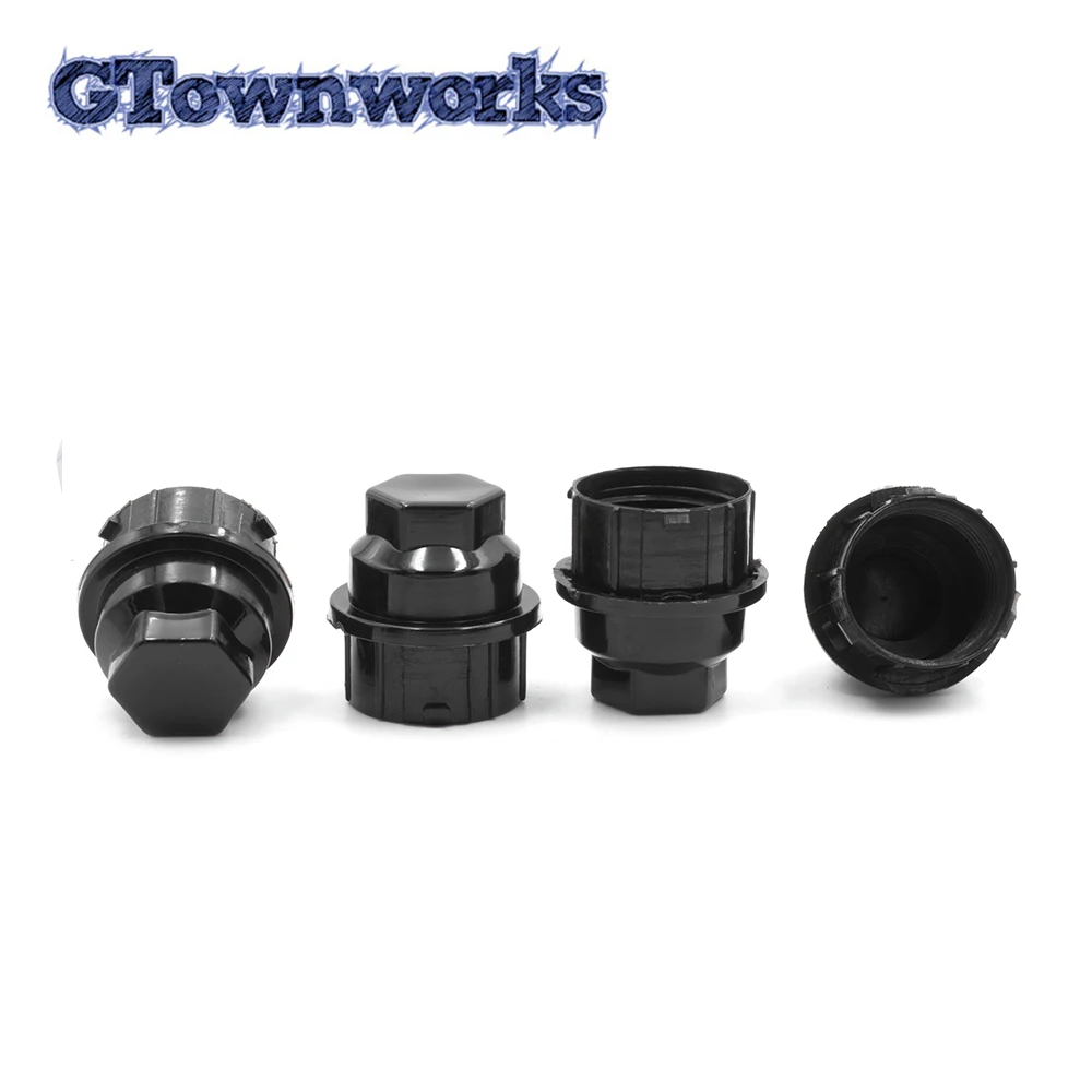 

25pcs 27mm Car Wheel Bolts Caps Fit Monte CarloT85 Rim Tire Cover Lip Decoration Nuts Screws Black Auto Replacement Parts