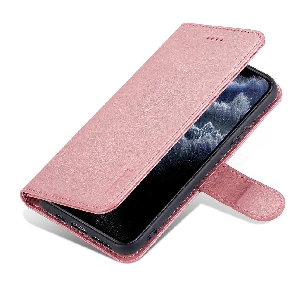 Bao Da Thời Trang Dành Cho iPhone 14 13 12 11 Pro X S XS Max XR 7 8 Plus SE PU TPU Mềm Gấp Gọn Đứng Bao Da