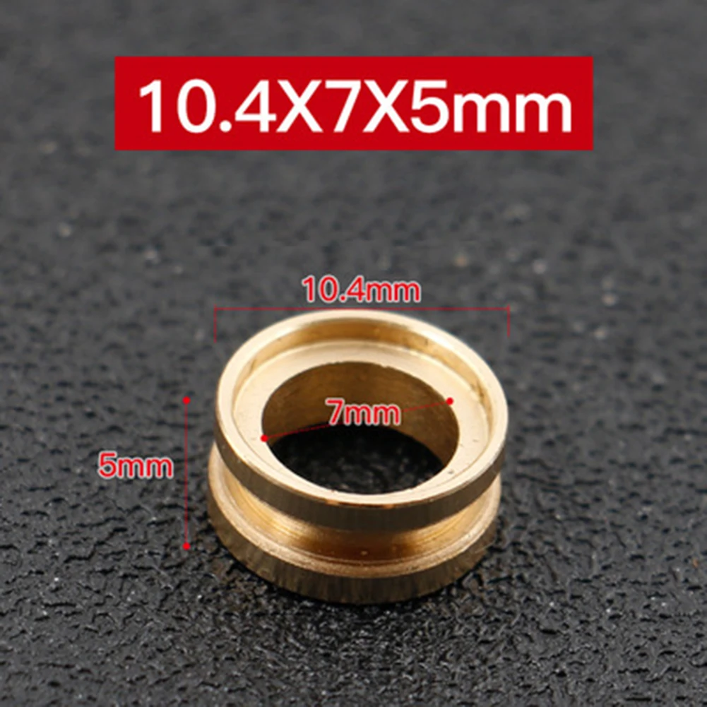 Brass Fishing Line Roller For Spin Fishing-Reel Part & Repair Smooth Accessory 7x5x5mm-12x9x5mm Gold Reel Parts Tackle