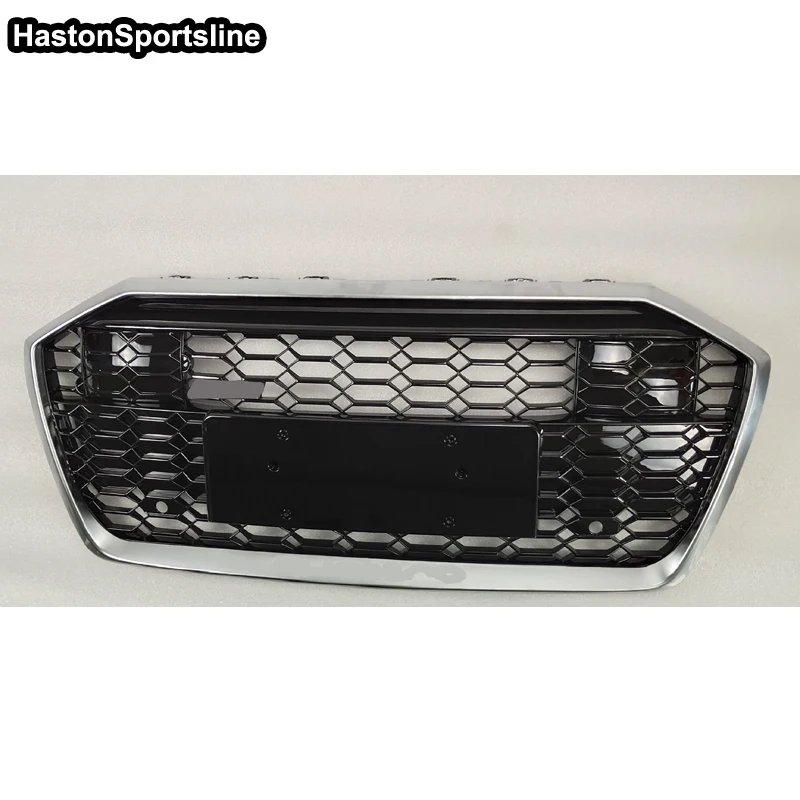 A6 C8 S 6 S-Line Race Grills Q Stijl Met Acc Voorbumper Motor Grille Grill Voor Audi A6 S6 Sline 2019-2021 Auto Accessoires