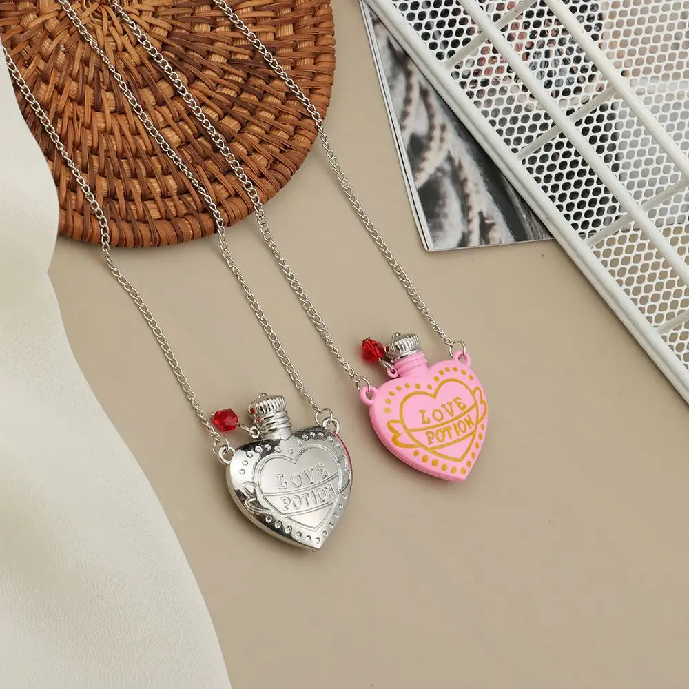 Love Potion Three-dimensional Hip-hop Style Women Necklace Fashion Jewelry Long Chain Sweater Pendant