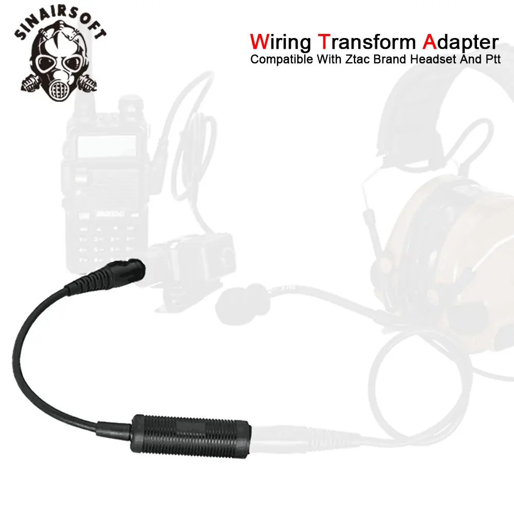 Element Z145 Tactical Wiring Transform Adapter For Paintball Shooting Hunting Accessories Headset Mic Connect PTT