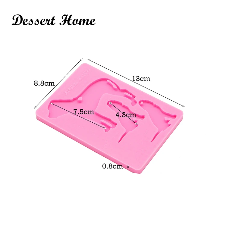 DY0167 Resin Silicone dog family Mold Epoxy Resin Molds For DIY dottie family Keychain Jewelry Making Tools Shining resin moldes