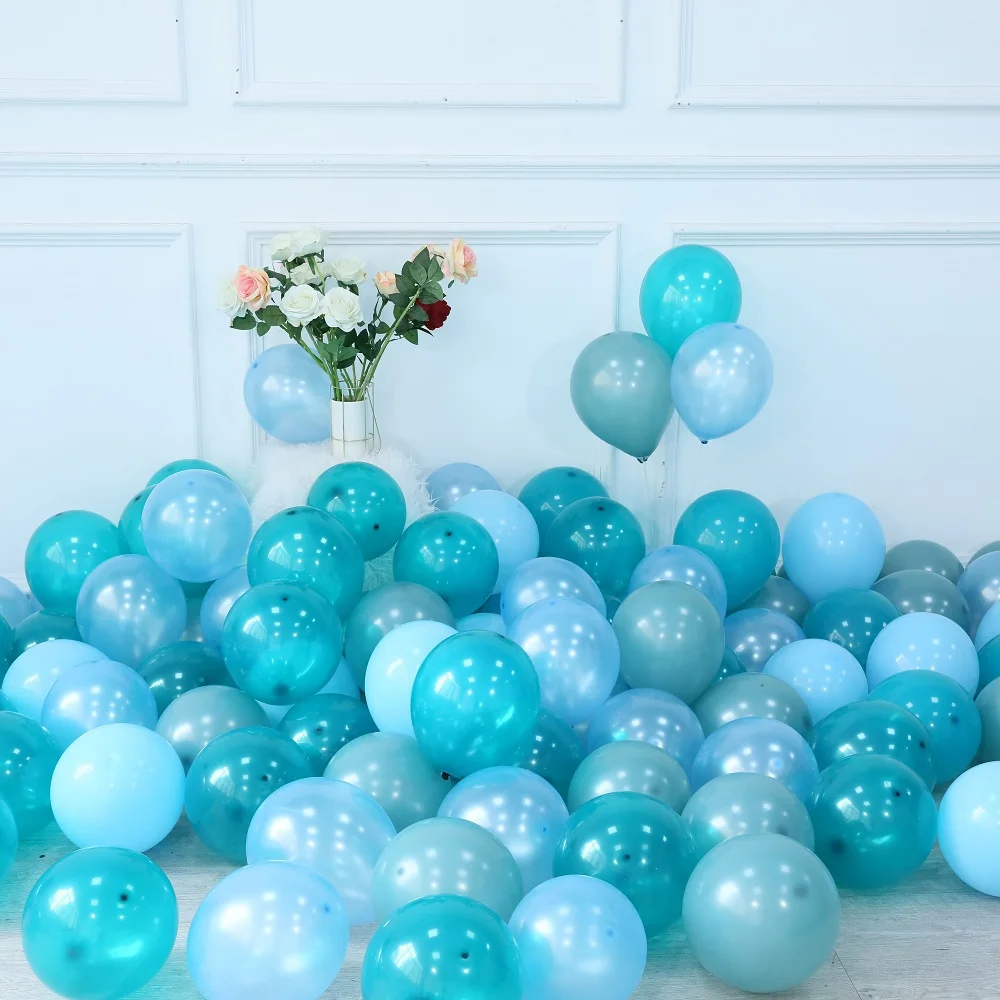 20/30/50Pcs 10inch Ink Blue Latex Balloons Happy Birthday Party Wedding Decoration Baby Shower Balloon Its A Boy Air Ball Globos