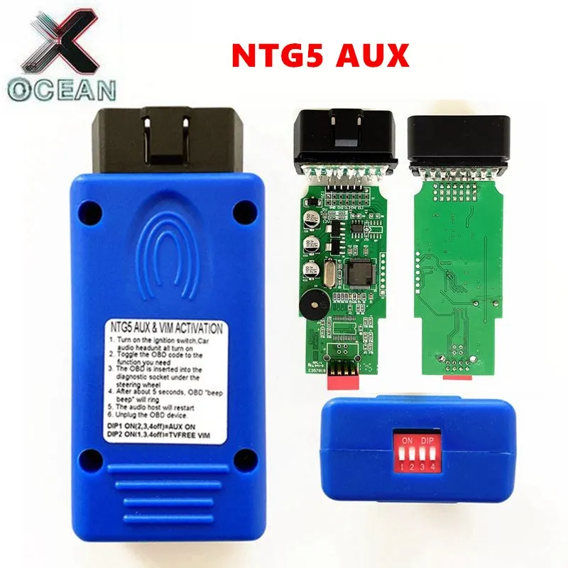 Newest For COMAND ONLINE NTG5 OBD AUX IN & VIM ACTIVATOR work for C/GLC/S/V CLASS W205 X253 W222 W447 NTG 5 AUX For Mercedes