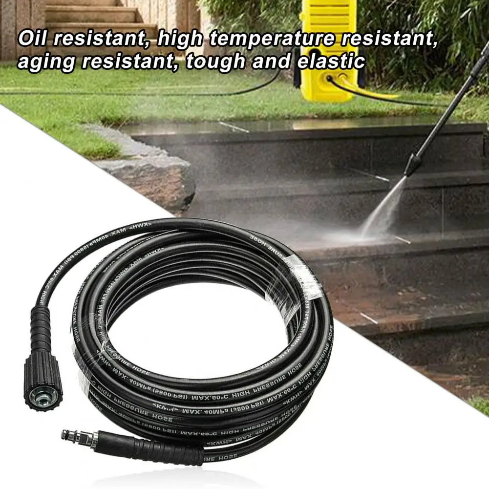 10m High Pressure Washer Hose Elastic Oil Resistance Washer Cleaning Pipe for Karcher K2-K5