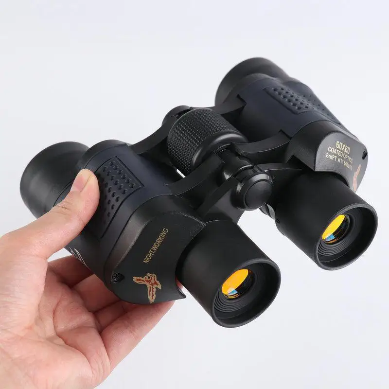60X60 Binoculars, Large Eyepieces, High Magnification, High-Definition Outdoor Low-Light Night Vision Goggles
