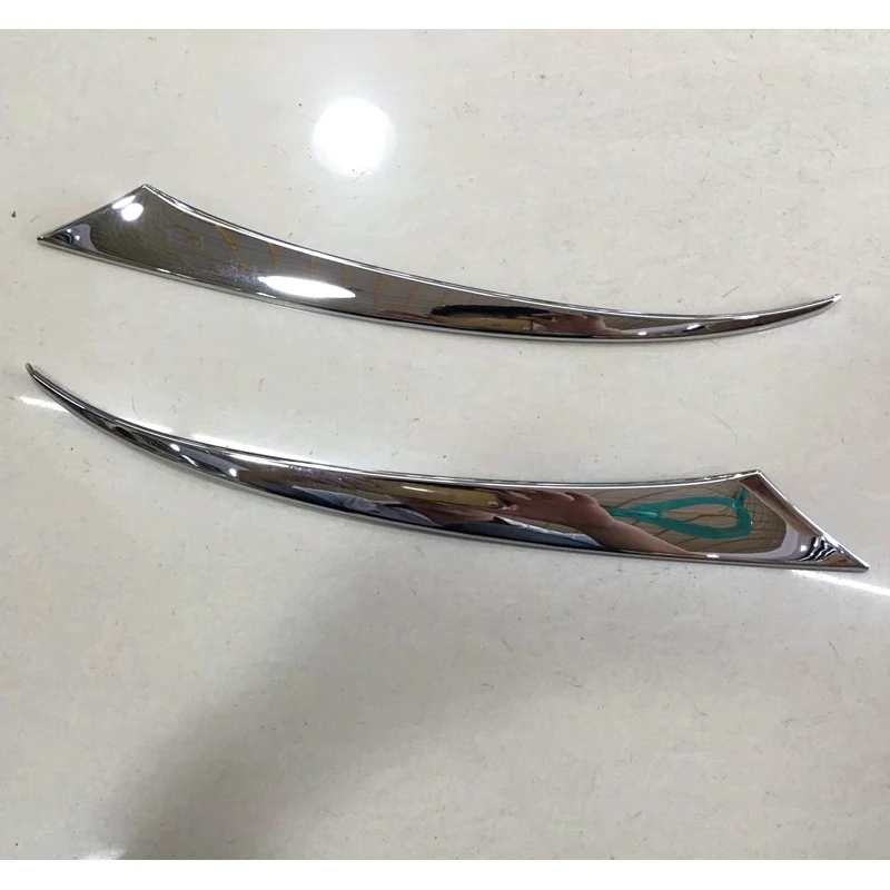 Chrome Parts Head Front Light Lamp Eyebrow Cover Trim Fit For Mazda CX-3 CX 3 2016 2017 2018 2019 CX3 Accessories Decoration