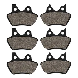 Motorcycle Front and Right Brake Pads for Harley Davidson FLHTC / FLHTCi Electra 2000-2004 FLHR Road King 2000-2007