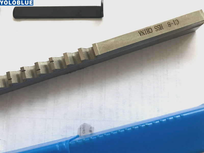 8mm C Push-Type Keyway Broach HSS macchina utensile CNC di dimensioni metriche