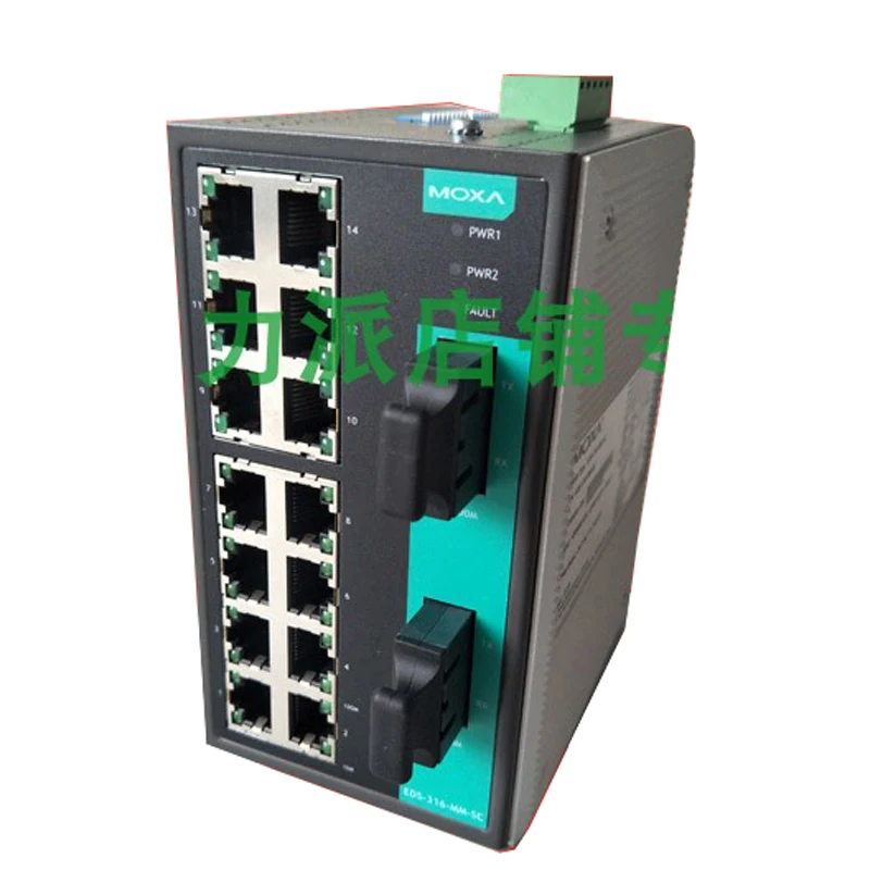 New Original Spot Photo For MOXA EDS-316-MM-ST Unmanaged Industrial Ethernet Switch Multimode