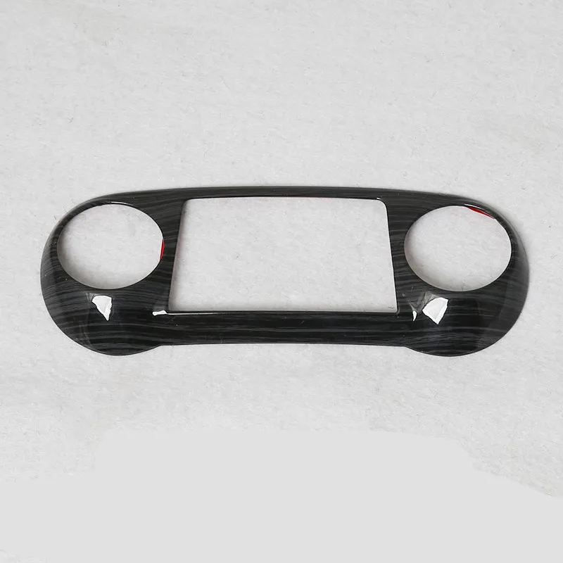 Black Wood Grain Car Interior Handle Gear Window Control Sticker Cover Outlet Moulding Trim for Hyundai IX35 2010 -2016 Styling