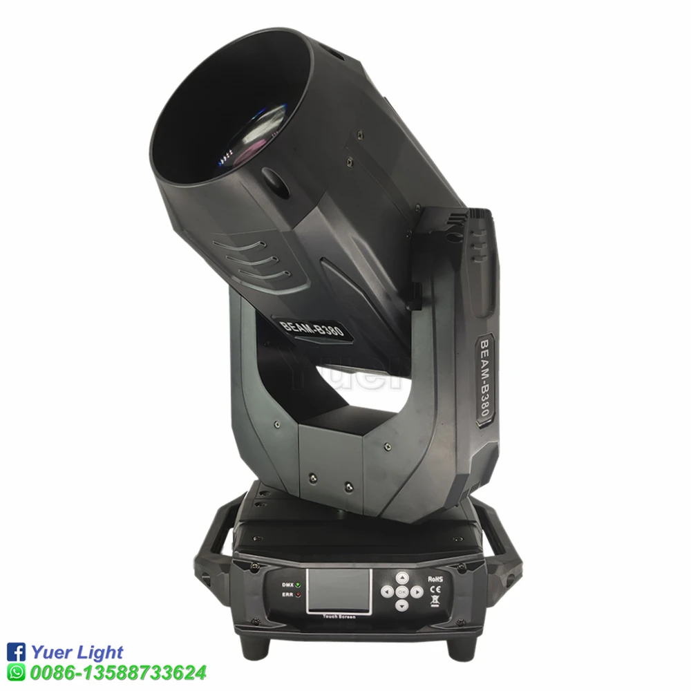 2Pcs/Lot 380W Super Beam Zoom Moving Head Light Strong Beam Spot Large Stage Effect Light For Party Bar Disco DJ Light Equipment