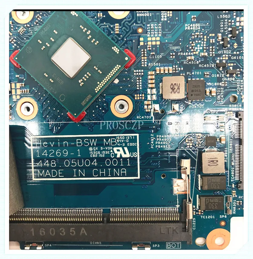 Imagem -05 - para X360 11-k120nr 11-k Motherboard Laptop 142691 448.05u04.0011 w Sr29h N3050 Cpu 100 Testado 829211601 829211501 829211001