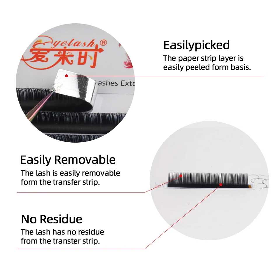 THINKSHOW nouvelles couleurs Extension de Faux cils 0.07mm greffage individuel Extension de cils Maquiagem Cilios outils de maquillage