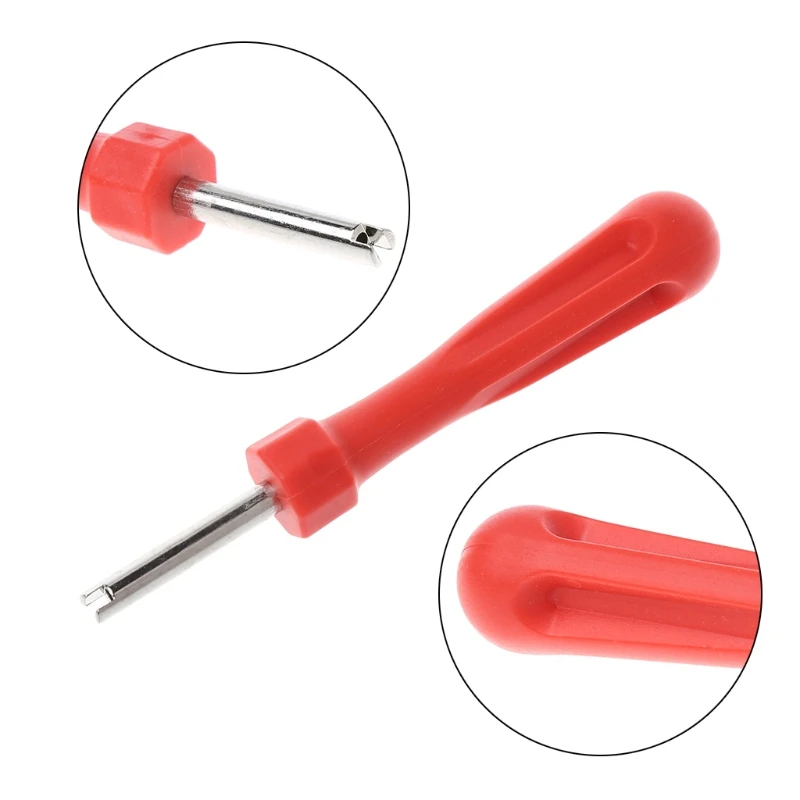 2021 New AUTO Car-styling Slotted Handle Tire Valve Stem Core Remover Screwdriver Tire Repair Install Tool