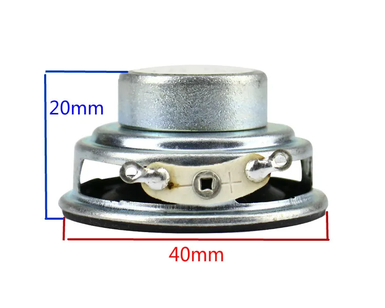 1.5インチbluetoothスピーカーフォン,4オームスピーカーユニット,3w,40mm,フルレンジ,ポータブル,マルチメディア,日曜大工用,ラバーエッジ,新品,2個