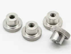 Funssor 4pcs Voron 2.4 3D printer DIY M4 Knurled Nut (DIN 466-B)