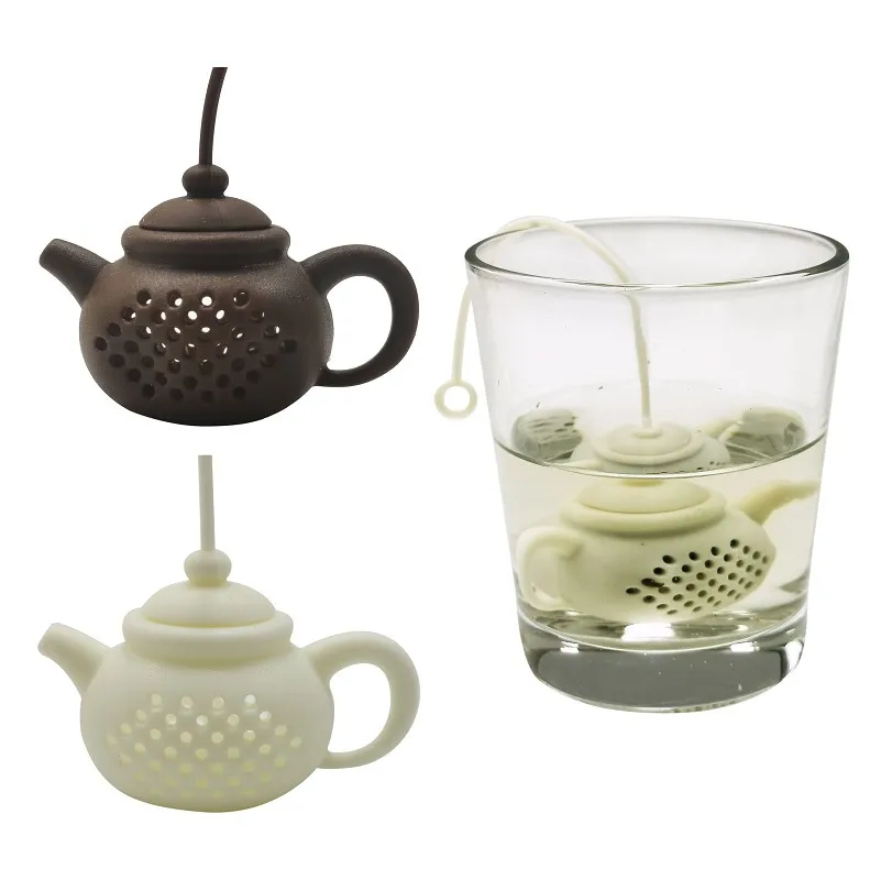 Silicone Tea Infuser Teabag Kettle Loose Tea leaf Strainer Ball Holder Herbal Spice Filter Teapot Gadgets Tea Brewing Device