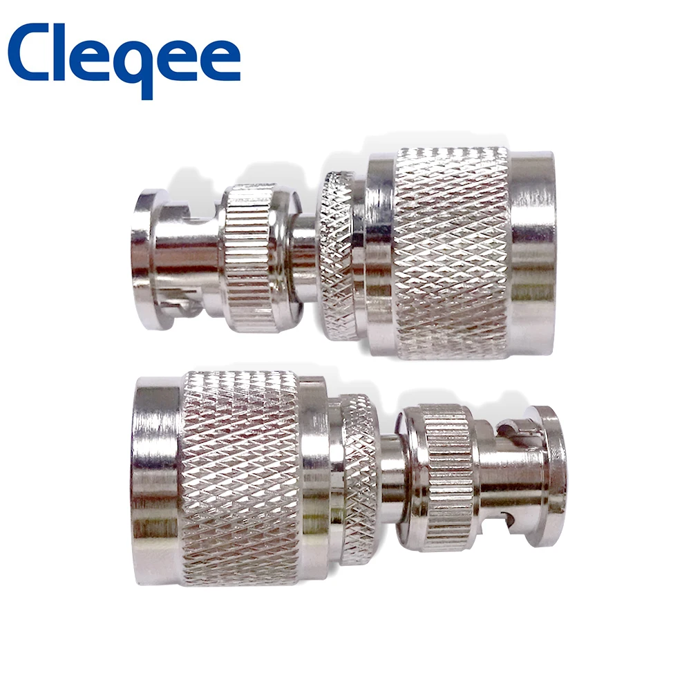 Cleqee 1PC BNC 남성 UHF PL259 남성 플러그 RF 어댑터 커넥터 동축 라디오 안테나 액세서리 C20065