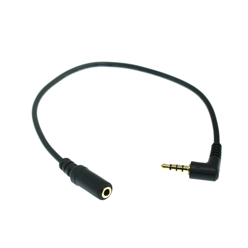 3.5mm Adapter Connector TRS toTRRS Converter Cable 3 Pole TRS Female to 4 Pole TRRS Male For Microphone Accessories