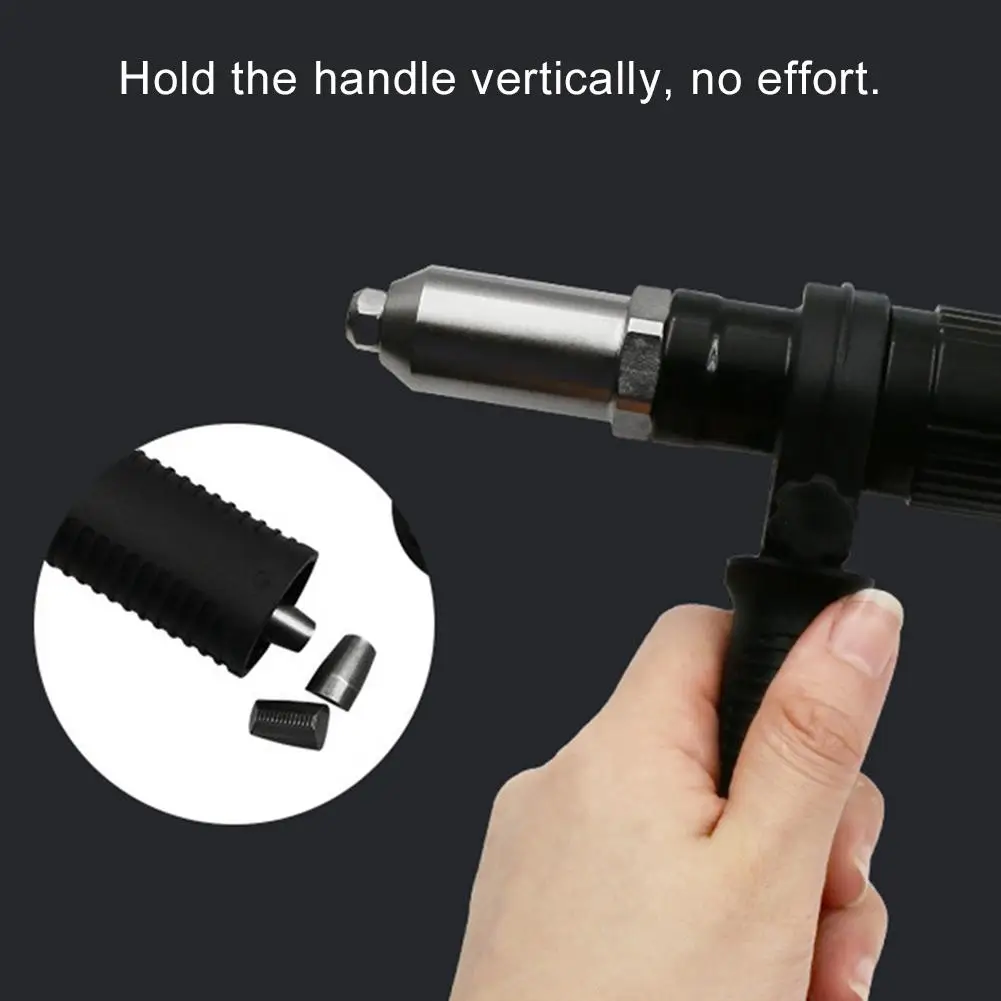 Accessori per adattatori per rivettatrice per trapano a batteria per rivetti elettrici a batteria