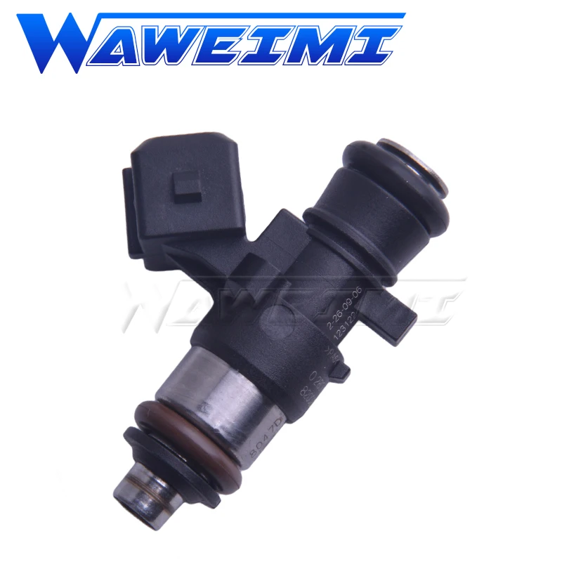 WAWEIMI 8 Pieces Fuel Injector Nozzle OE 0280158046 For Dacia Renault 1.2L 16V D4F RENAULT 12ohm 05-09