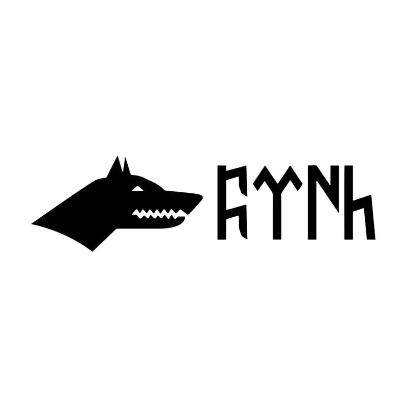 Gokturk Turkish and Wolf Car Sticker Car Decal Waterproof Stickers on Car Truck Rear Bumper Window Vinyl