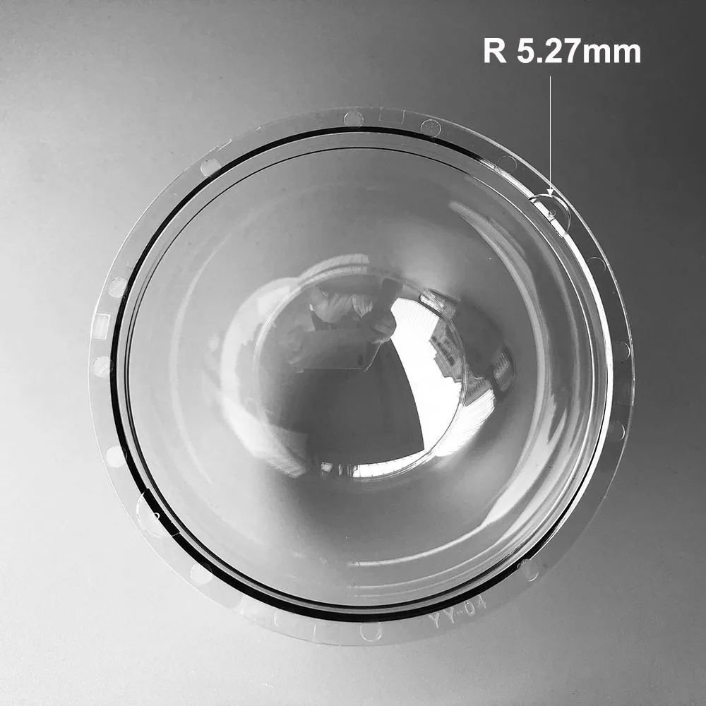 4 Inch Acrylic Clear Camera Dome Housing CCTV Replacement Explosion-Proof Hemisphere Cover Ball Case Monitoring Shell 109x56.2mm