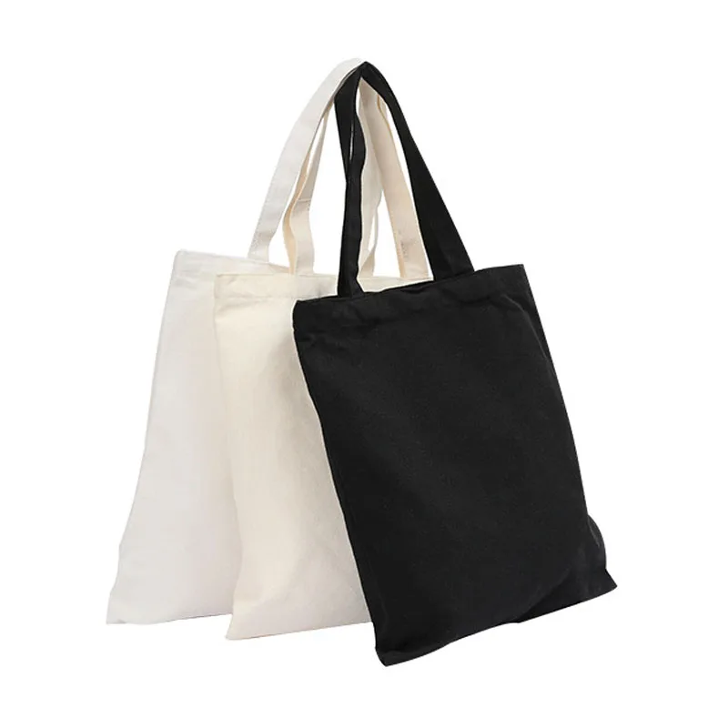 Blank Advertising Canvas Bag Customized Spot Canvas Bag Shoulder Cotton Bag Bag Customized Logo