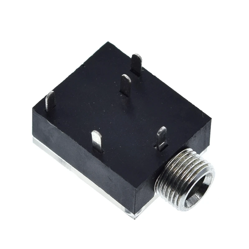 10 Stück, heiß begehrt, 5-polige 3,5-mm-Stereo-Audio-Buchse, PCB-Panelmontage für Kopfhörer mit Mutter, PJ-324M + 3,5-mm-Stereo-Audiostecker – Detail 6