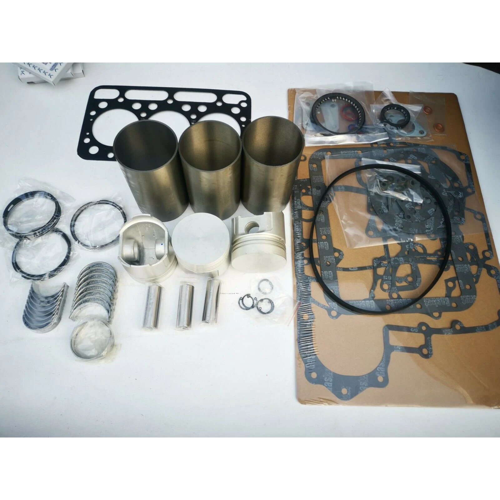 

For Kubota D1402 overhaul rebuild kit valve piston ring liner gasket bearing