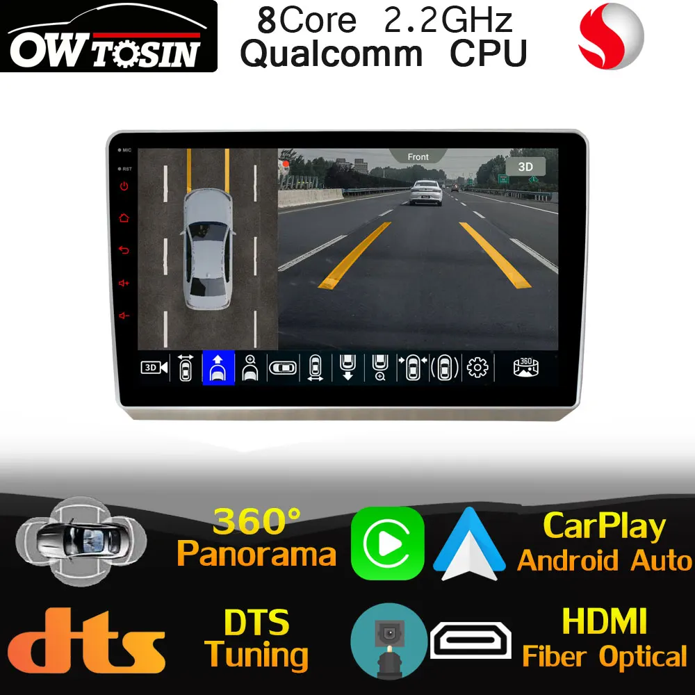 Qualcomm CPU Android For LDV V80 Maxus V80 Plus LD100 2011-2017 Radio GPS 360 Camera HIFI Head Unit Stereo DTS 4G LTE WiFi HDMI