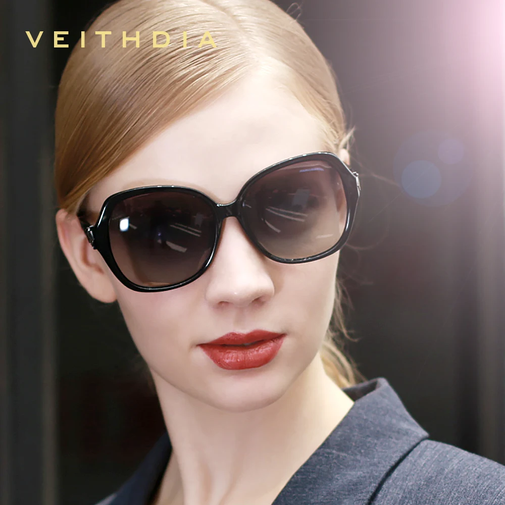 VEITHDIA Women Sun Glasses Polarized UV400 Lens Luxury Ladies Fashion Gradient Sunglasses Eyewear Accessories For Female 3068