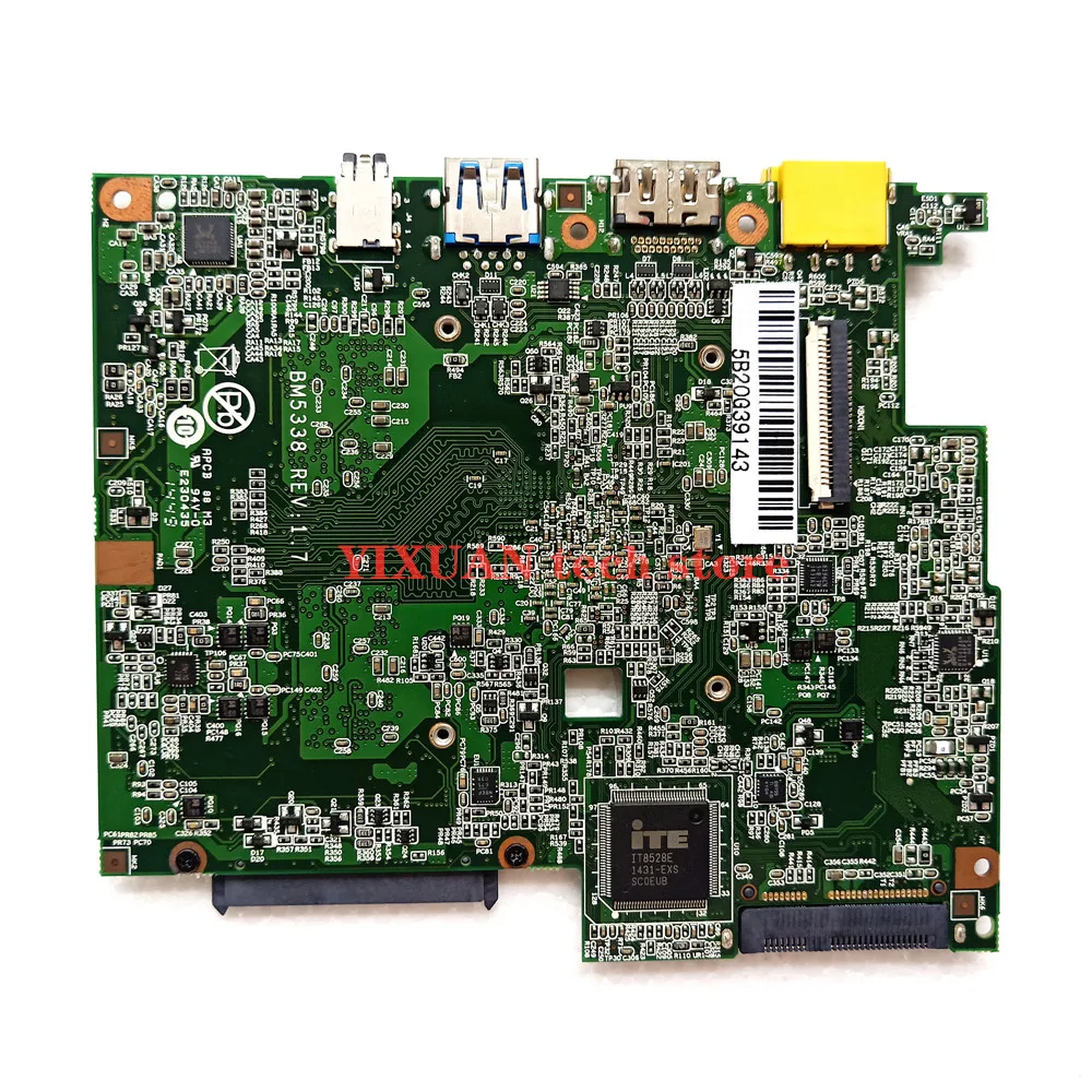 BM5338 Moederbord Voor Lenovo Ideapad Flex 10 Laptop Moederbord Met 2G/4Gb Geheugen N2807/N2805 Cpu 100% Volledig Getest En Hoge Kwaliteit