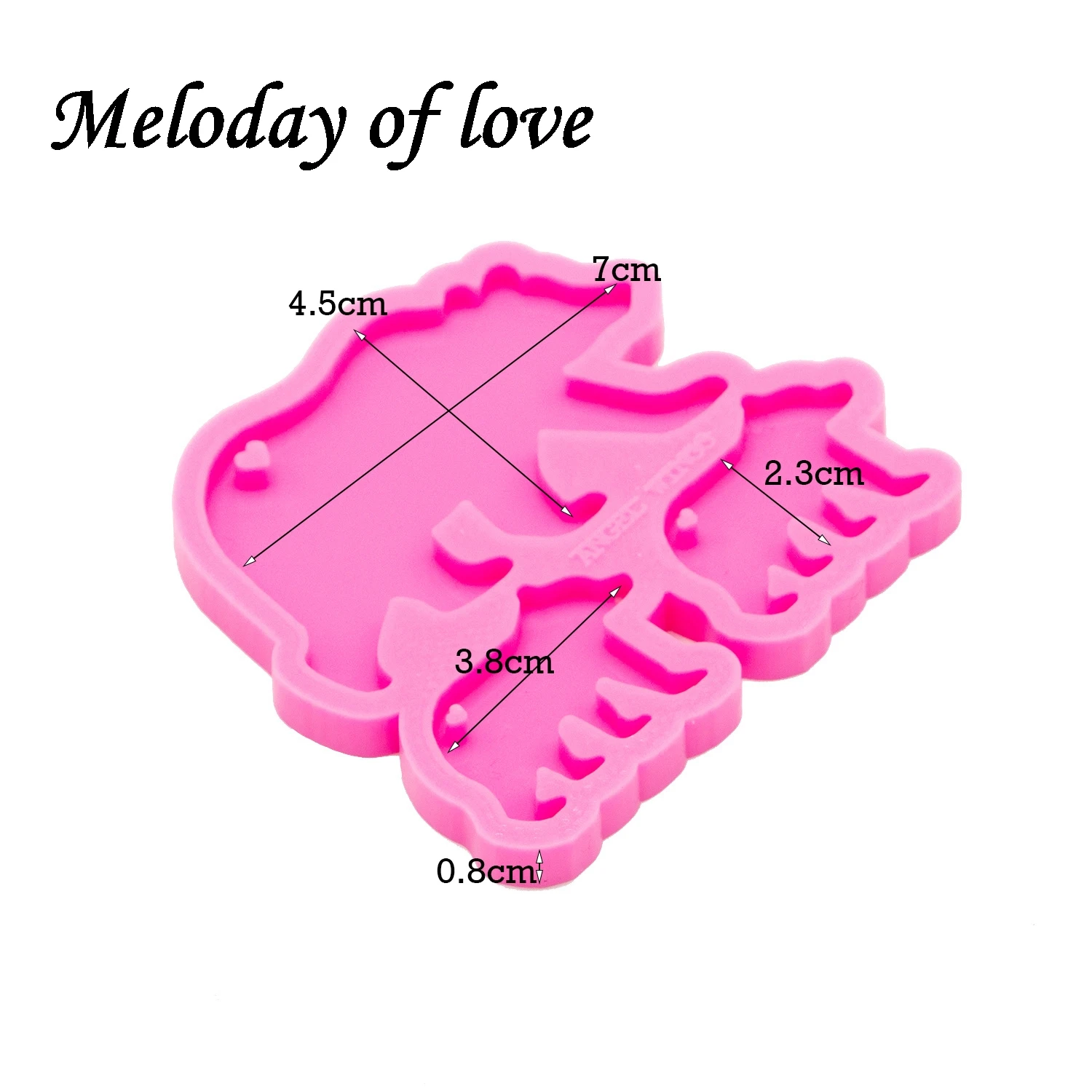 Glossy Finish bear Momma/baby silicone mold diy bear family epoxy resin molds jewelry making custom mold keychain DY0056