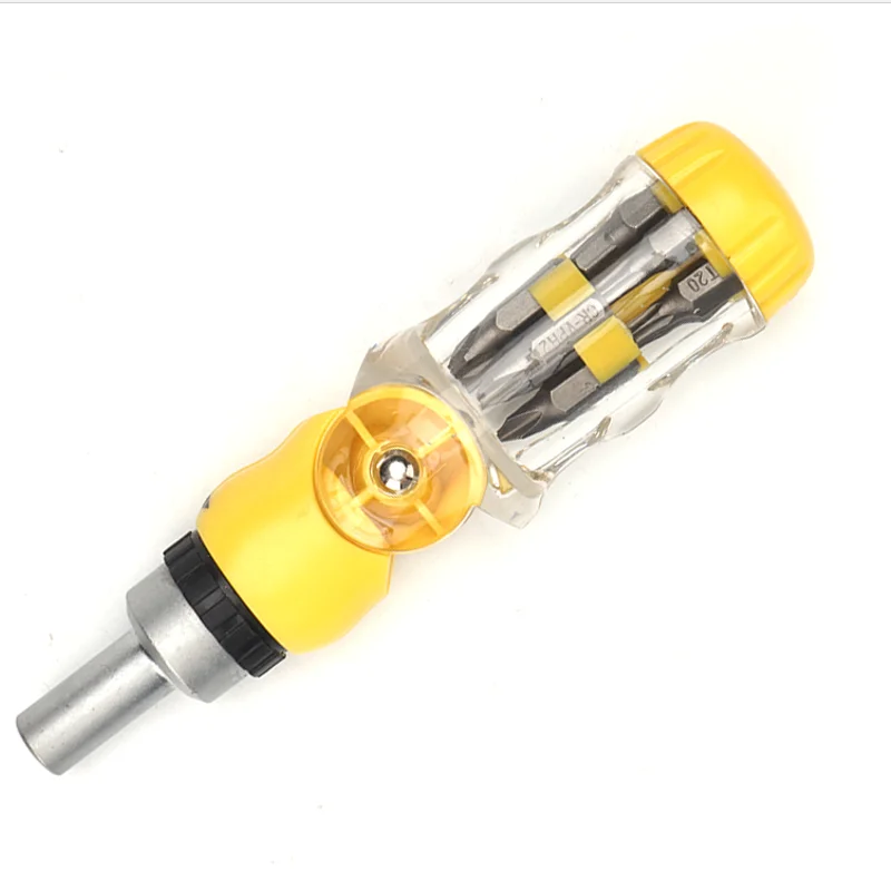 12Pcs Bits Multifunction Phillips Cross Torx Triangle Pentalobe Torque Ratchet Screwdriver