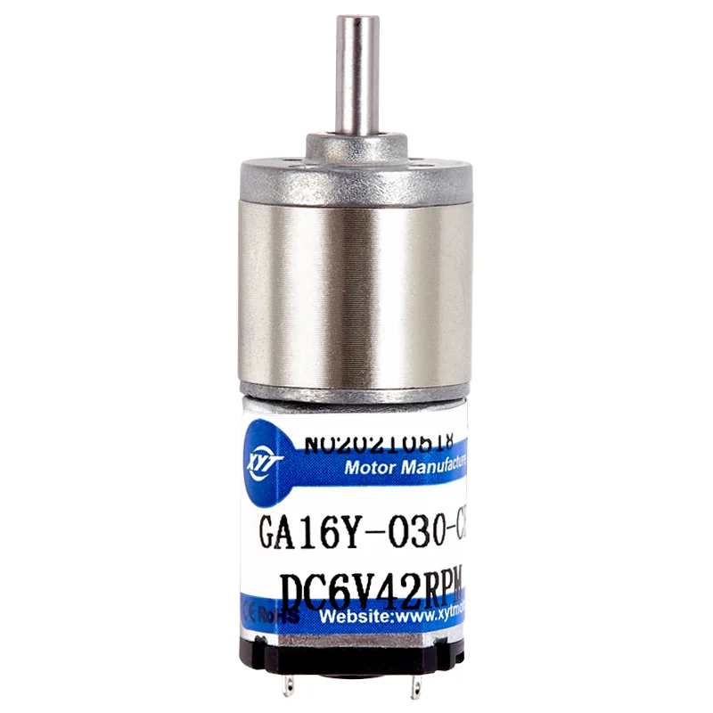 

GA16Y030 DC Gear Motor Micro 6v12v Small Size Large Torque Motor Low Speed Motor 6V 12V DC Electric Motor 12-336rpm