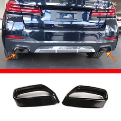 Stainless Steel,Car Tail Muffler Exhaust Pipe Output Cover Parts,For BMW 5 Series G30 G38 2018-2022 External Accessories