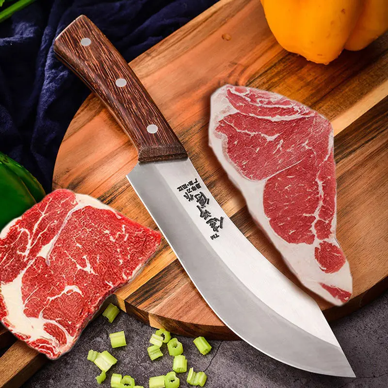 

4Cr13Mov Professional Boning Knives Slaughter House Special Butcher Lamb Cattle Bleeding Knife Eviscerating Bone and Meat Knife