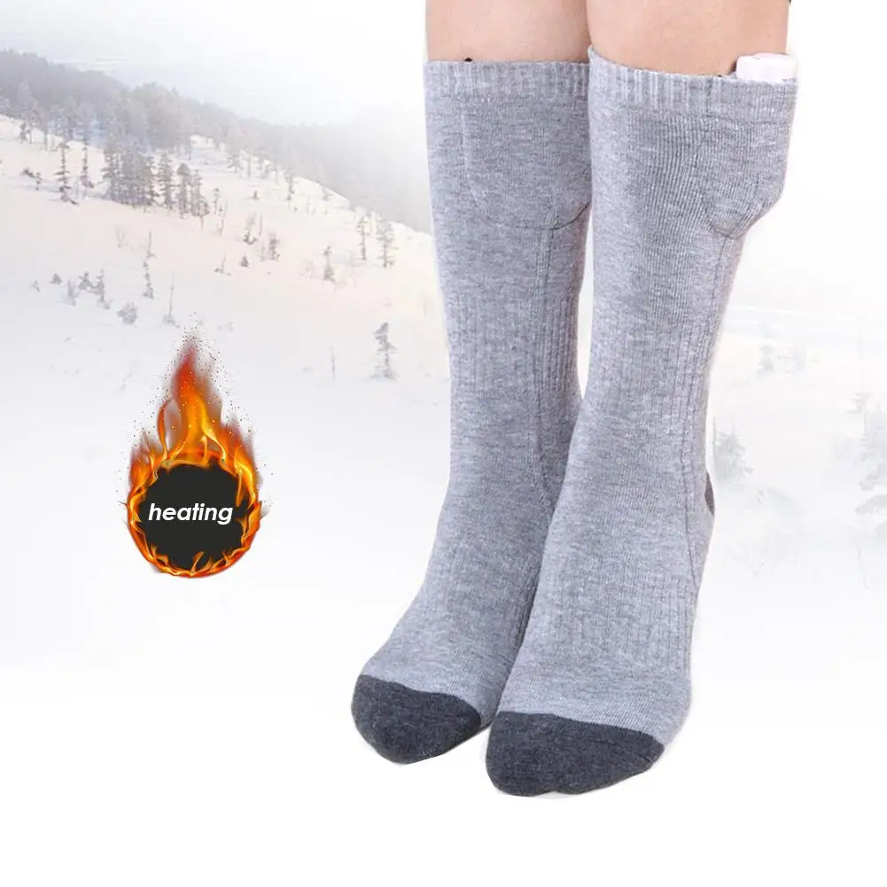 

Rechargeable Heating Warm Heated Socks Adjustable Temperature Lithium Battery Electric Socks Unisex Foot Warmers Thermal Socks