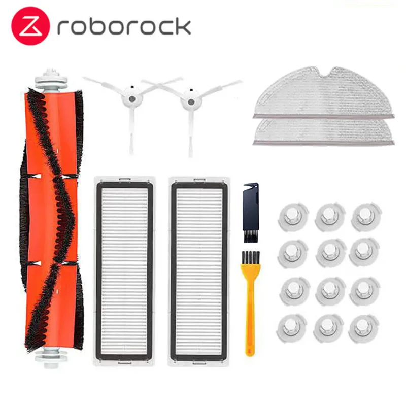 HEPA Filter Side Brush Main Brush Mop Cloths for  1s Roborock S50 S5 Max S6 Pure Robot Vacuum Cleaner Accessories