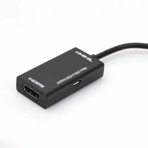 Pymh 17 センチメートルミニマイクロusb 2.0 mhl hdmi 1080 1080pテレビアダプタケーブルサムスンギャラクシー米国