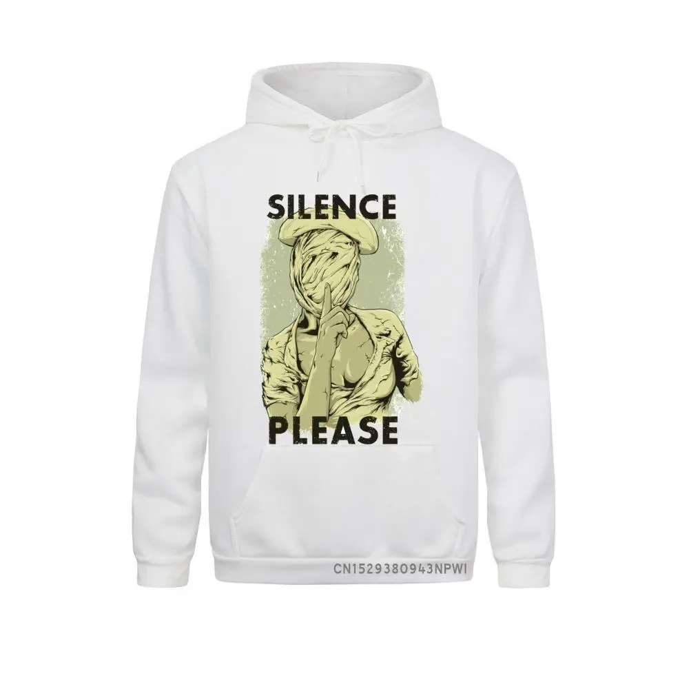 Hip Hop Men Hoodies Silent Please Silent Hill Nurse Awesome Artwork Printed Street Guys Hoody Coats Swag Camiseta