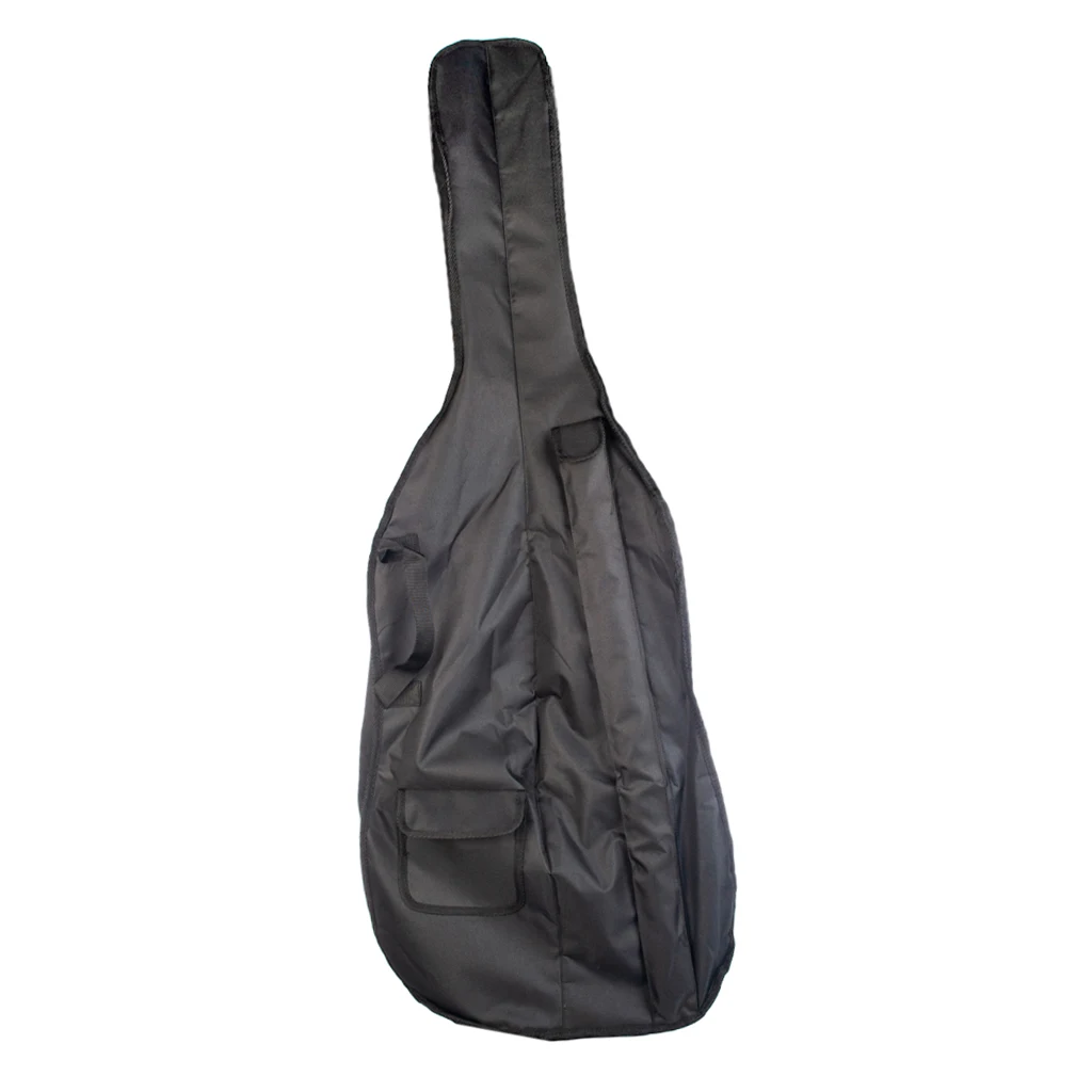 Waterproof Nylon Cello Gig Bag Soft Case Cover - 4/4 Size - Black