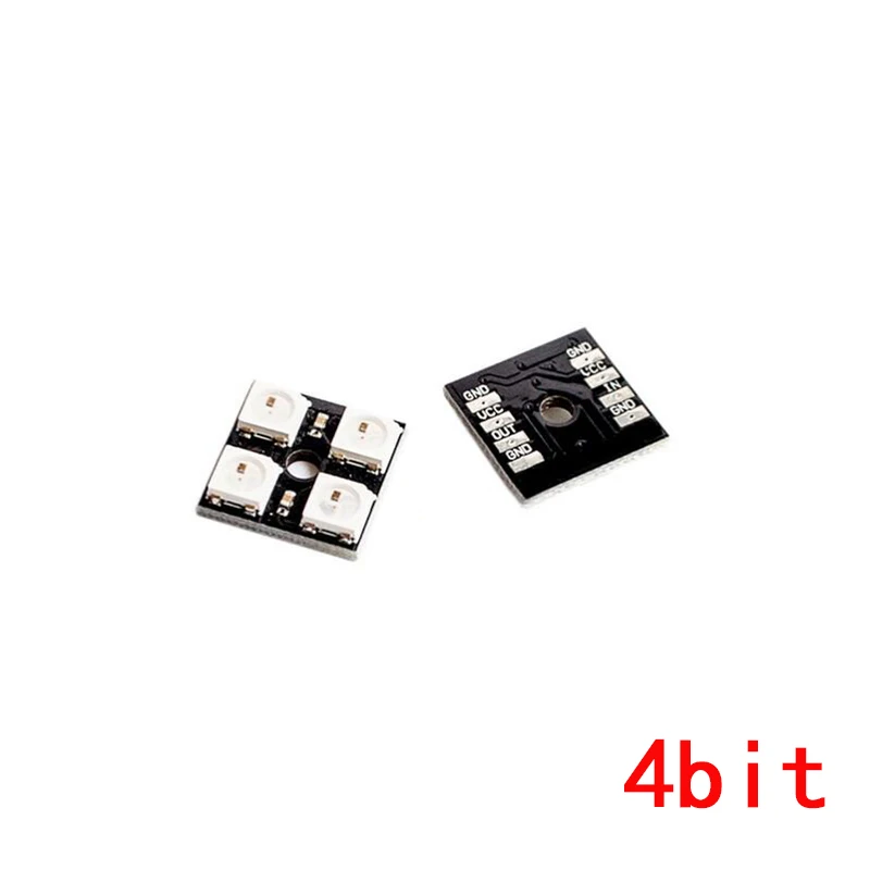 4 8 12 16 channel WS2812 WS2812B WS 2811 5050 RGB LED Lamp Panel Module 5V 1Bit 4Bit 8Bit 12Bit 16Bit 24Bit Rainbow LED Precise