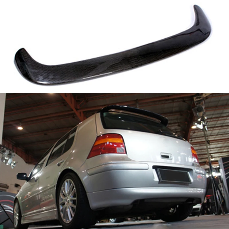 

Golf 4 ABT Style Carbon Fiber Rear Roof Spoiler Window Wing For Volkswagen Golf 1997-2004