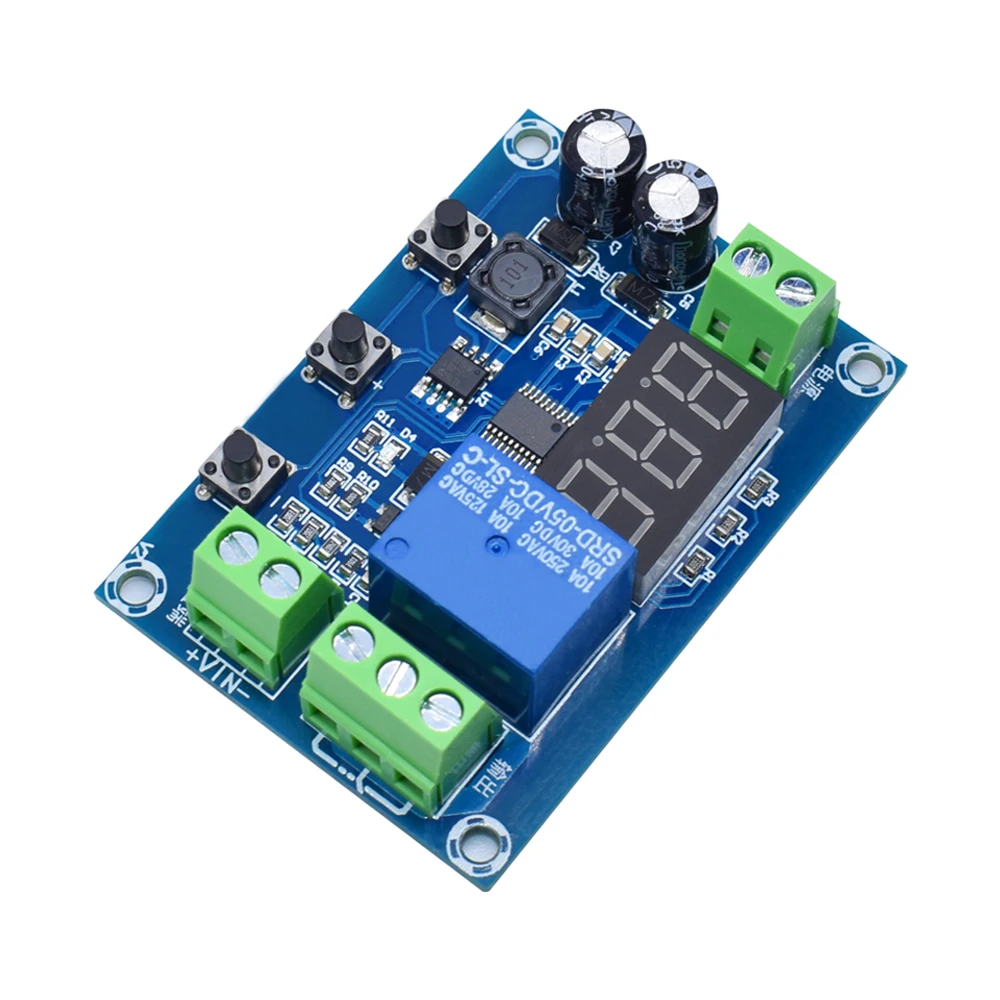 XH-M608 Battery Charge Discharge Module DC6-40V Integrated Voltmeter Undervoltage Overvoltage Protection Timing Discharge Board