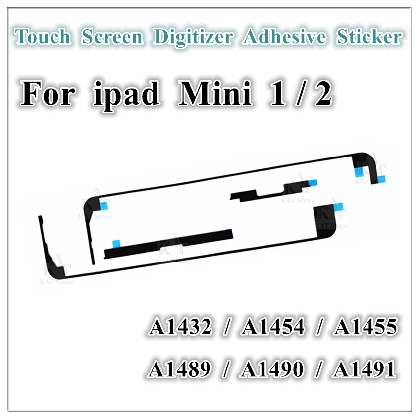 5Pcs Touch Screen Digitizer Waterproof Adhesive Tape Strip Replacement For iPad 5 6 Air 1 2 Mini 1 2 3 4 5 2017 2018 9.7 Inch